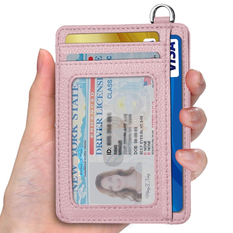 EcoVision Slim Minimalist Front Pocket Wallet, RFID Blocking Credit Card Holder Wallet with Detachable D-Shackle for Men Women - Image 2